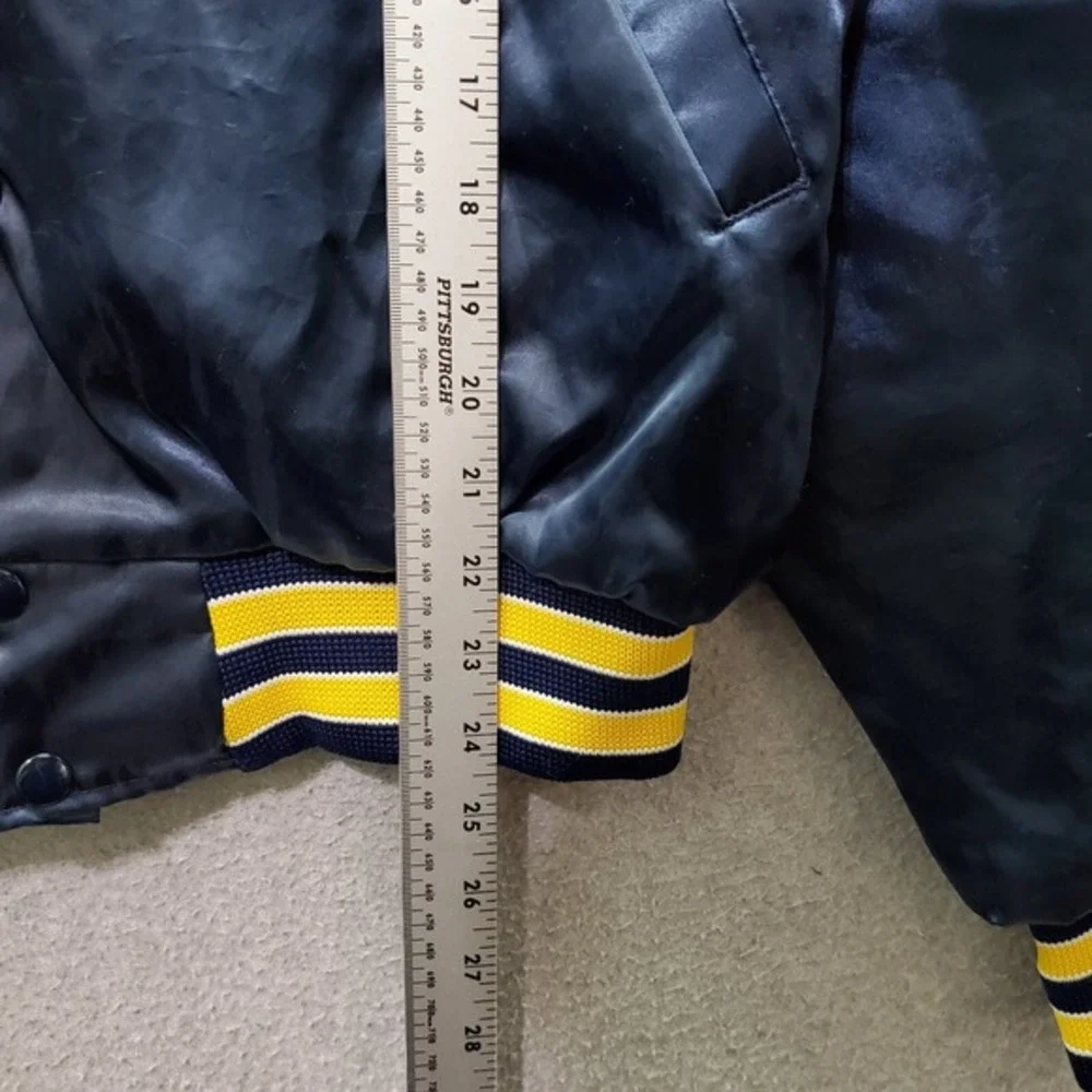 VINTAGE‎ Easy Rollers Men Jacket Medium Blue Varsity Modesto Ca Graphic 90s